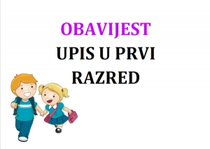 Upis u prvi razred