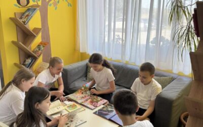 Čitalački kutak u Područnoj školi Kelemen